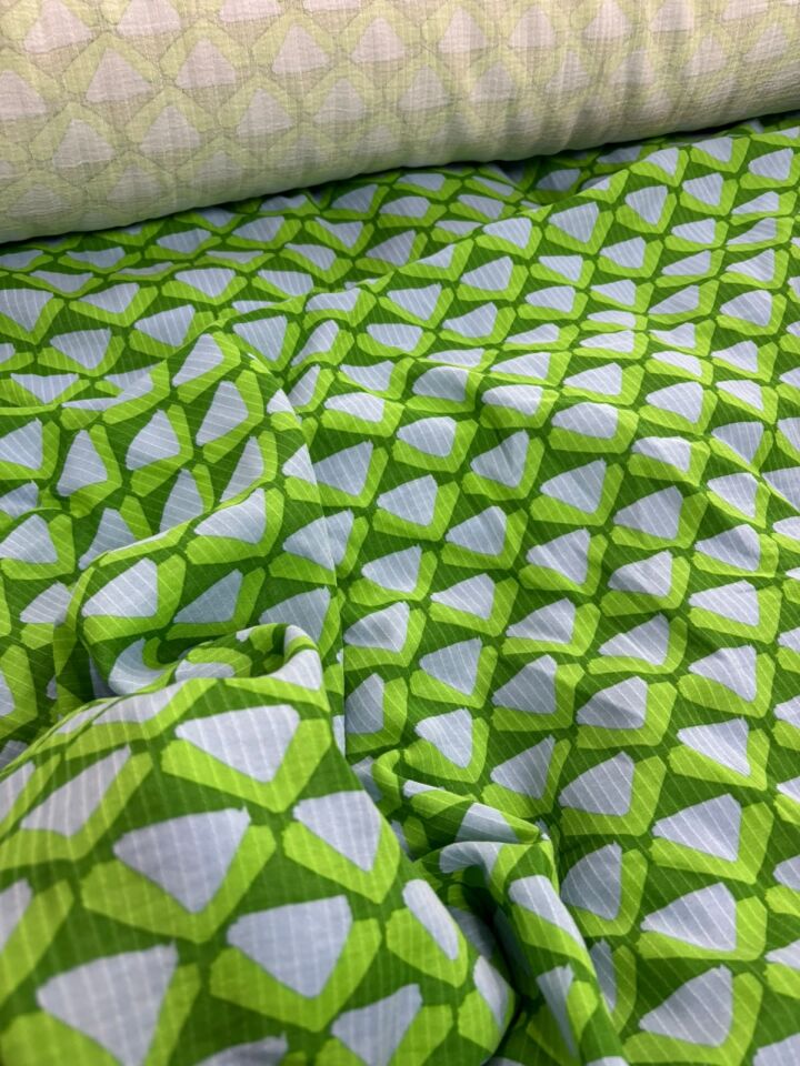 GEOMETRİK DESEN ÇİFT KAT MÜSLİN