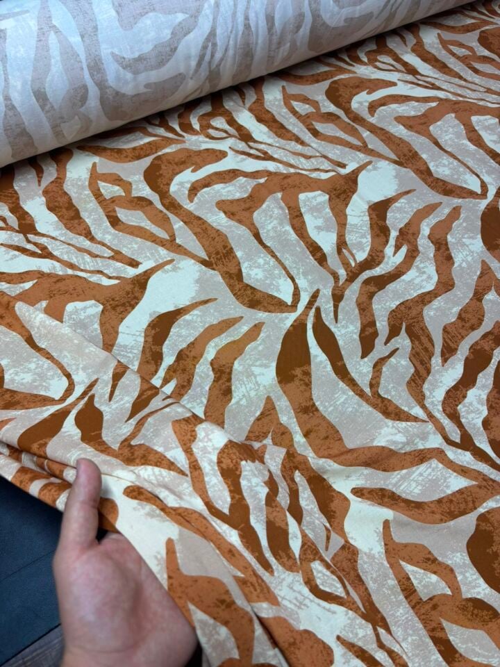 ZEBRA DESEN ÇİFT EN VİSKON