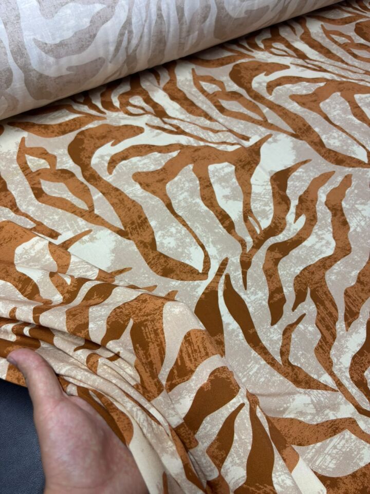ZEBRA DESEN ÇİFT EN VİSKON